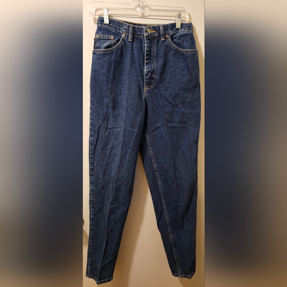 Vintage Chic Jeans High Rise Cotton Mom Blue Women's Size 8 Tall